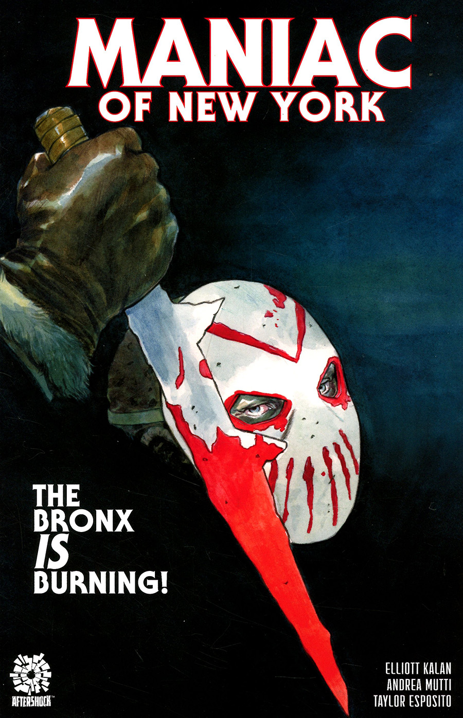 Maniac Of New York Bronx Is Burning #2 Cover B Variant David Lopez Horror Fanatic Cover