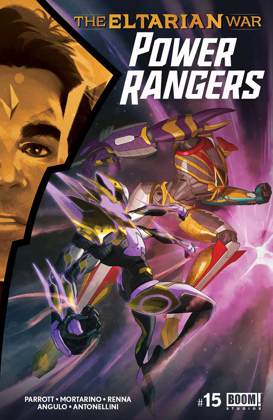 Power Rangers #15 Cover A Regular Gerald Parel Cover (The Eltarian War Part 6)