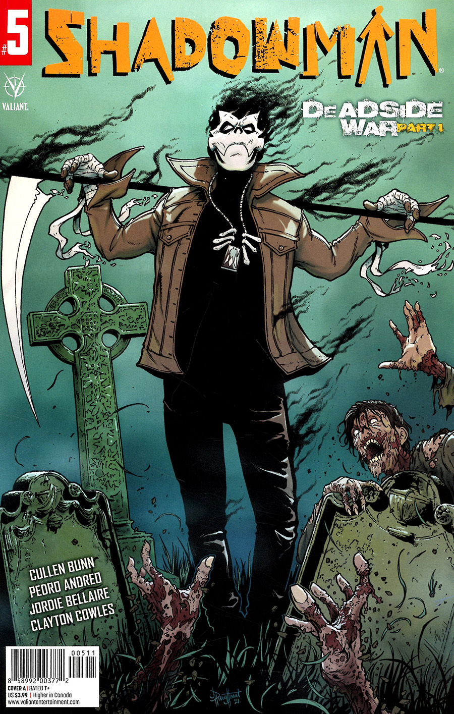 Shadowman Vol 6 #5 Cover A Regular Jon Davis-Hunt Cover