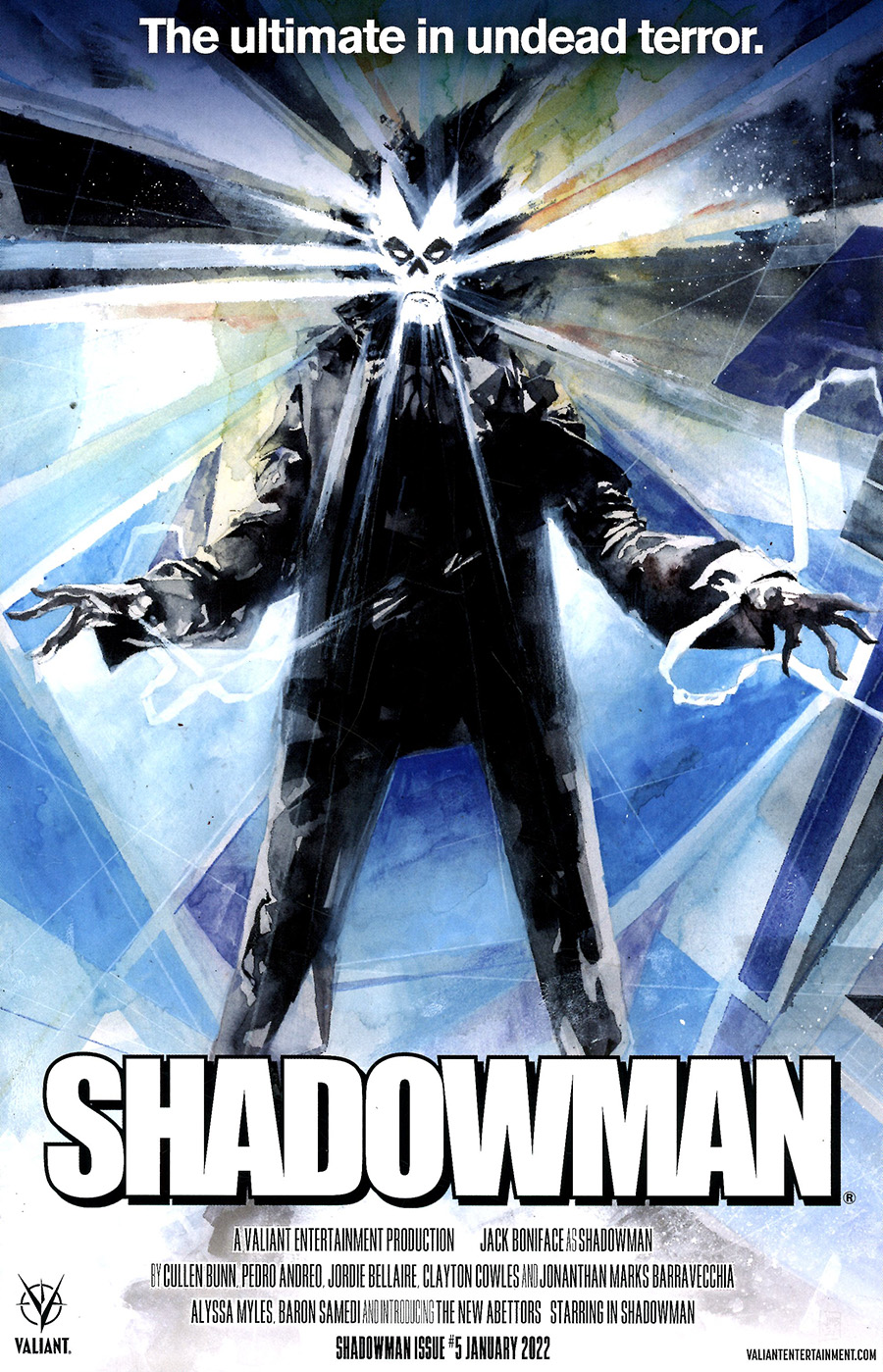 Shadowman Vol 6 #5 Cover B Variant Jonathan Marks Barravecchia Horror Movie Homage Cover