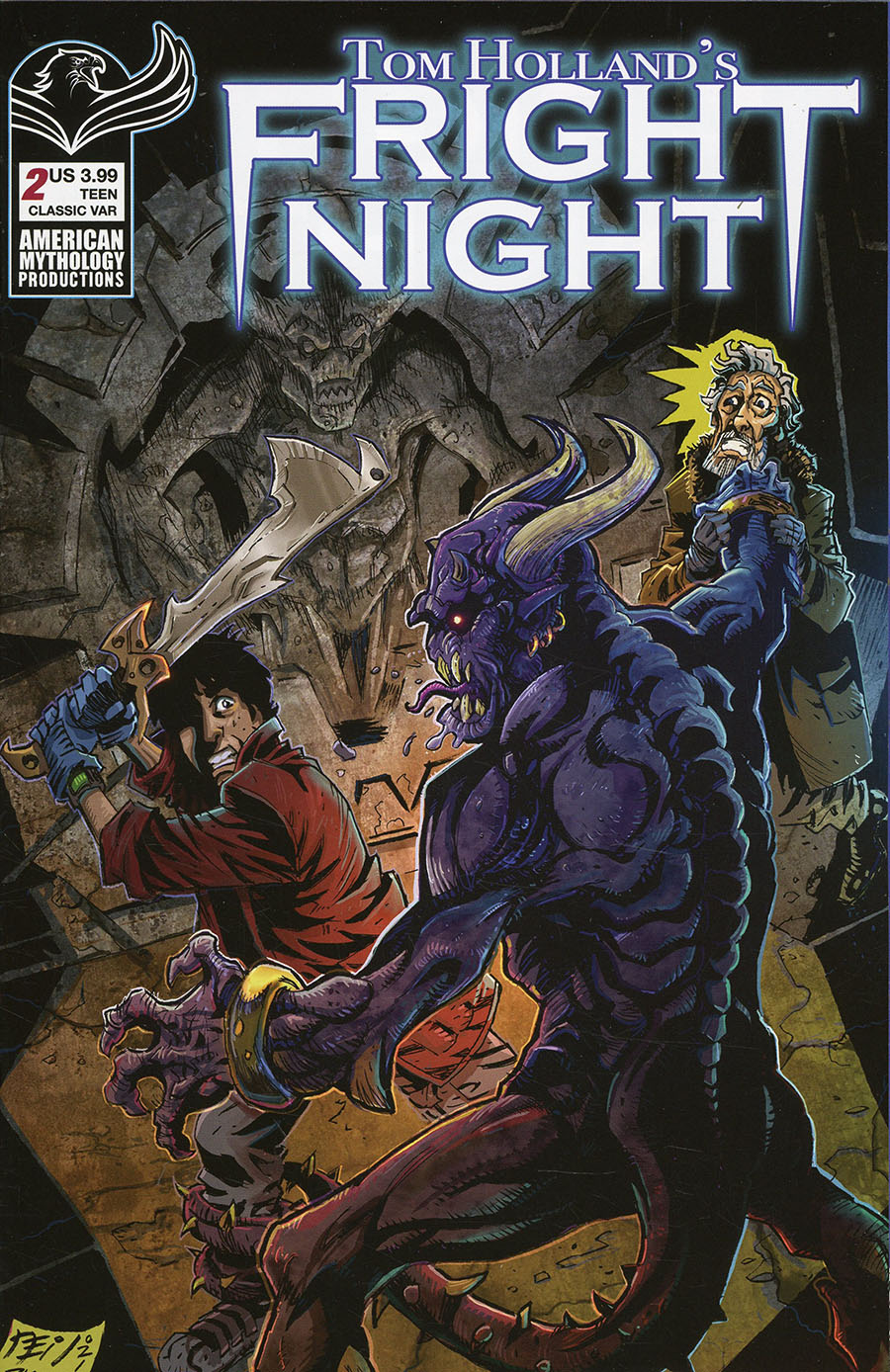 Tom Hollands Fright Night #2 Cover B Variant Neil Vokes Throwback Cover