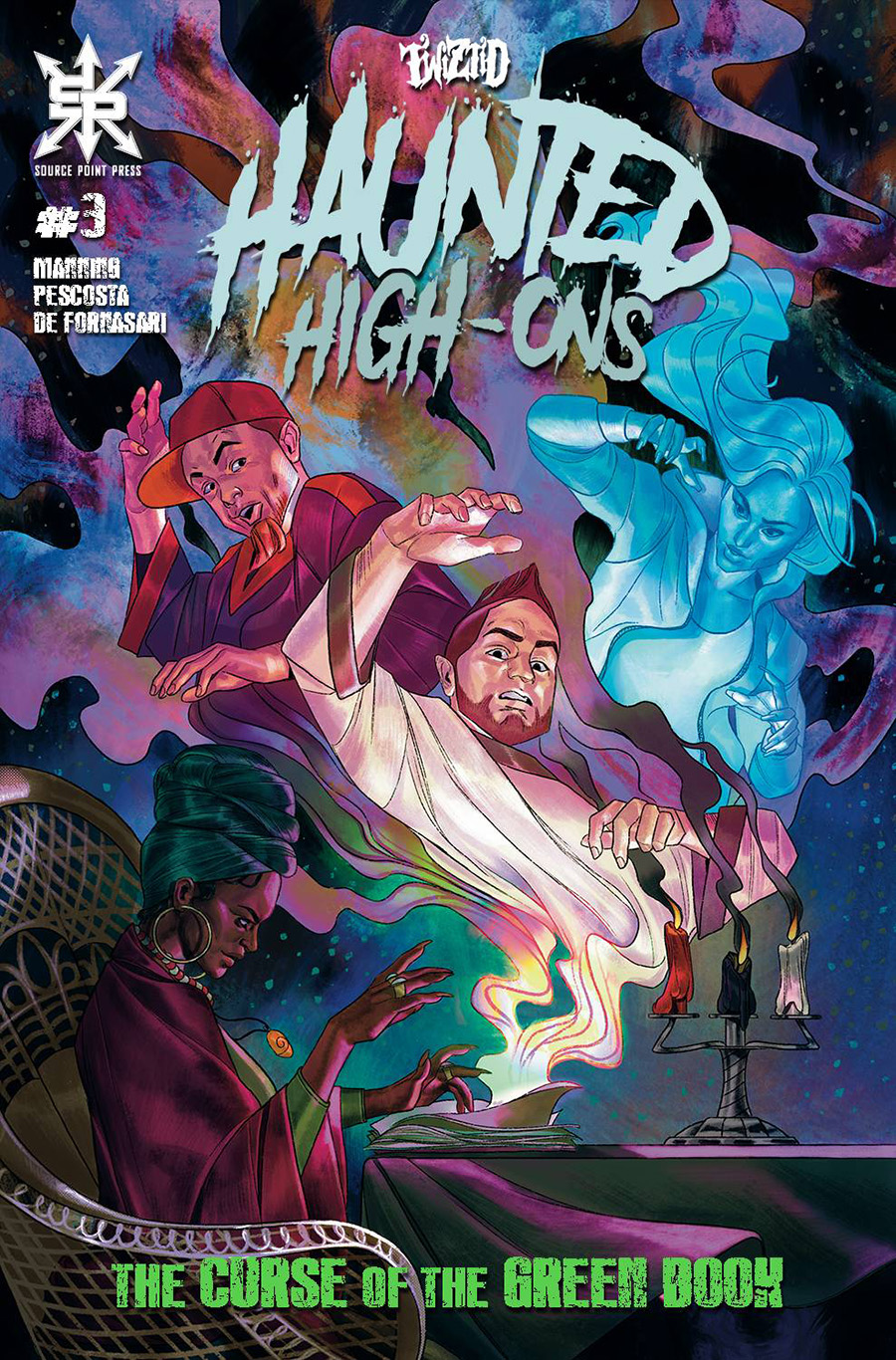 Twiztid Haunted High-Ons The Curse Of The Green Book #3 Cover B Variant Keyla Valerio Cover