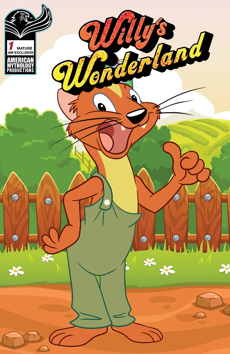 Willys Wonderland Prequel #1 Cover G American Mythology Exclusive Willys Poster Variant Cover