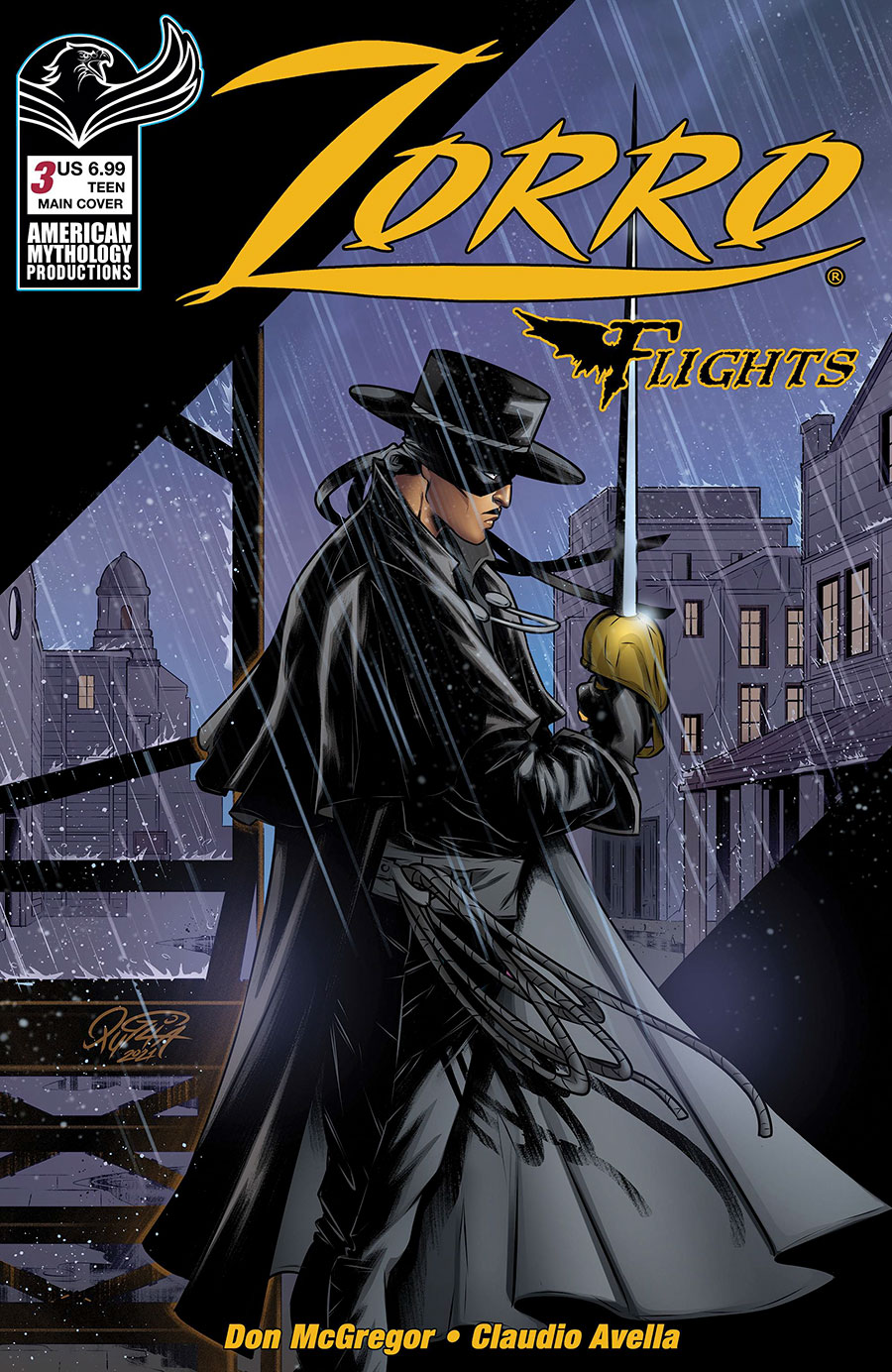 Zorro Flights #3 Cover A Regular Miriana Puglia Cover