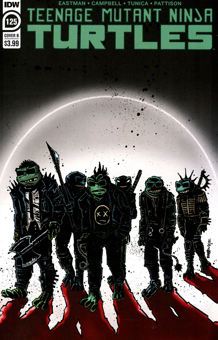 Teenage Mutant Ninja Turtles Vol 5 #125 Cover B Variant Kevin Eastman Cover (Limit 1 Per Customer)