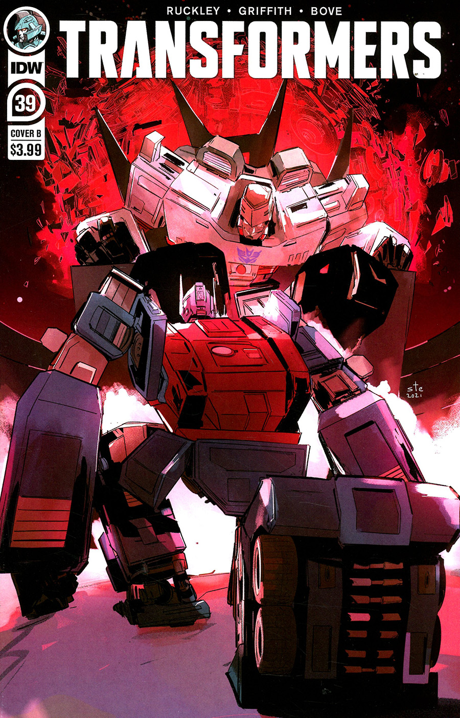 Transformers Vol 4 #39 Cover B Variant Stefano Simeone Cover