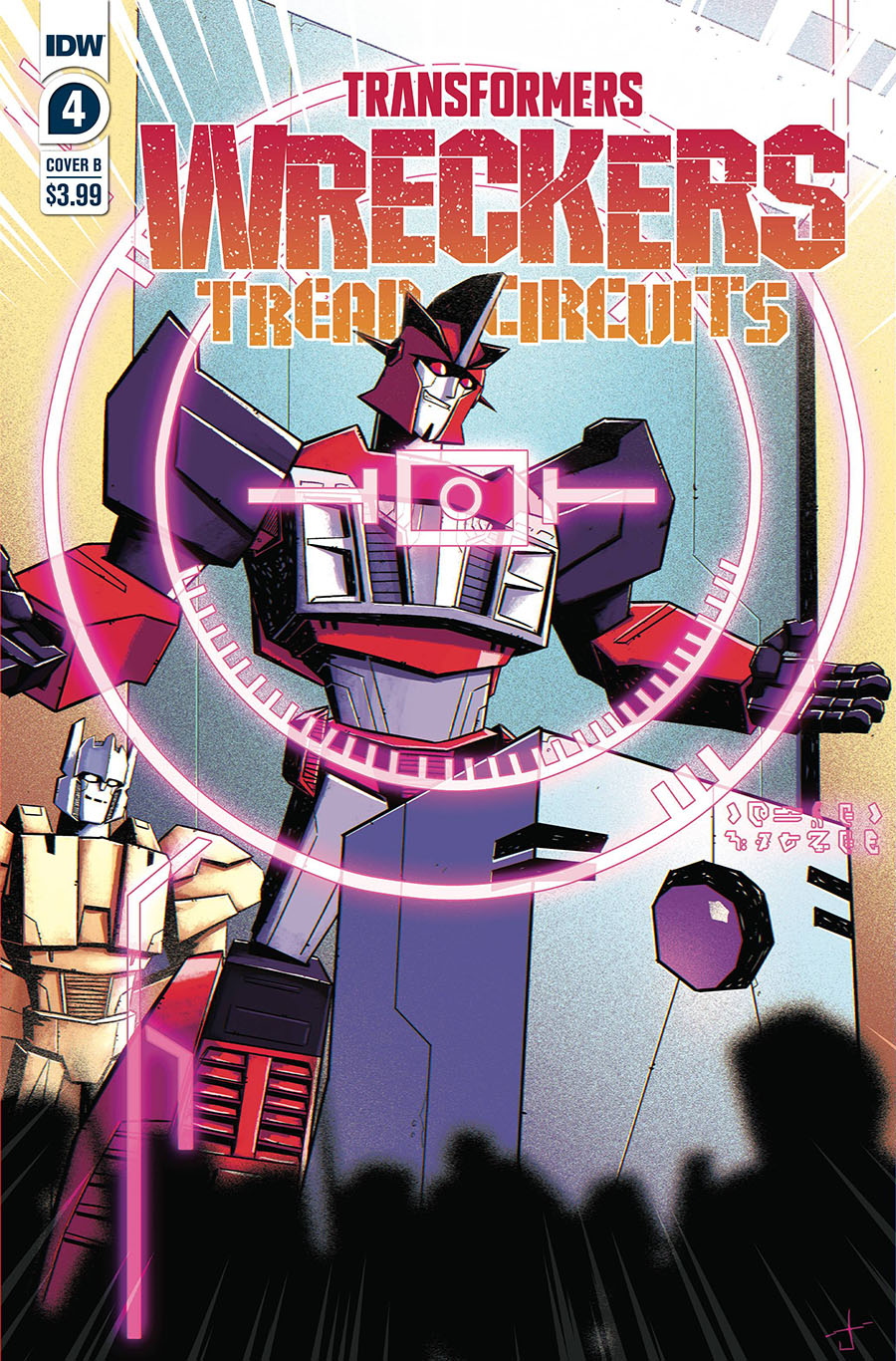 Transformers Wreckers Tread & Circuits #4 Cover B Variant Josh Burcham Cover