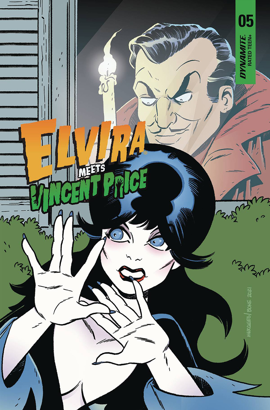 Elvira Meets Vincent Price #5 Cover C Variant Anthony Marques & J Bone Cover