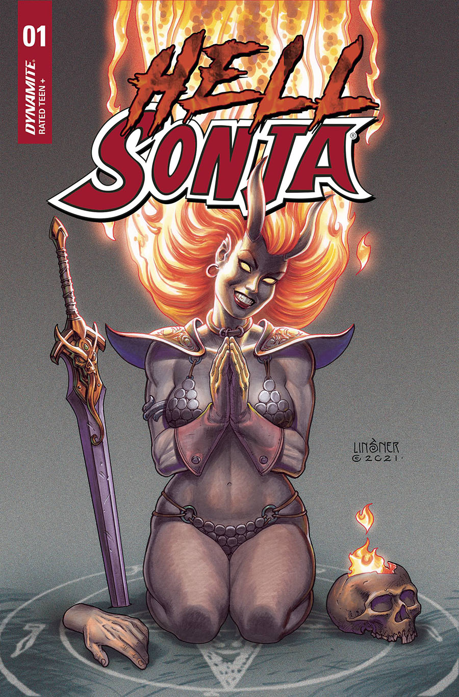 Hell Sonja #1 Cover D Variant Joseph Michael Linsner Cover