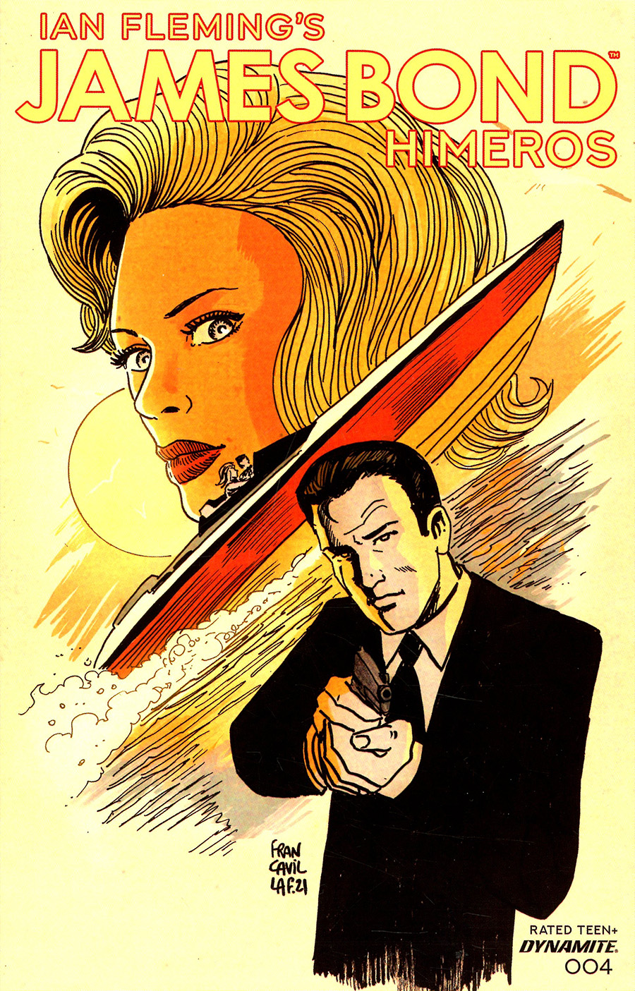 James Bond Himeros #4 Cover A Regular Francesco Francavilla Cover
