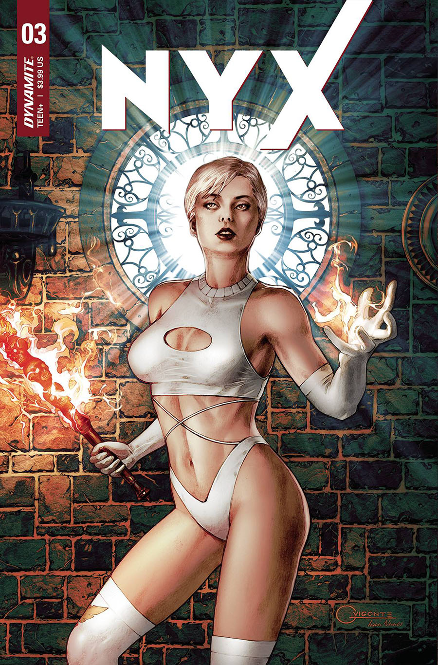 Nyx (Dynamite Entertainment) #3 Cover C Variant Greebo Vigonte Cover