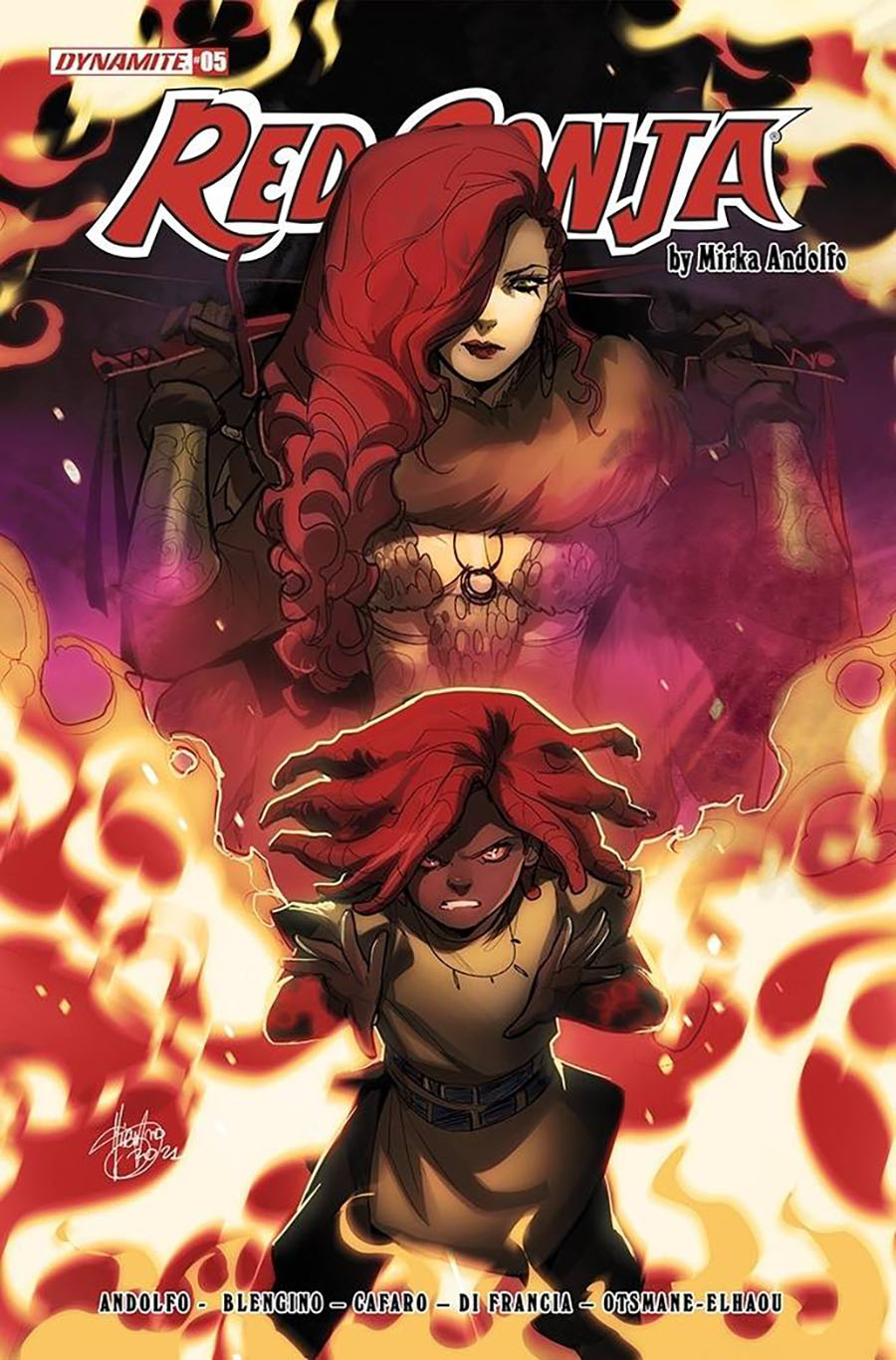 Red Sonja Vol 9 #5 Cover A Regular Mirka Andolfo Cover