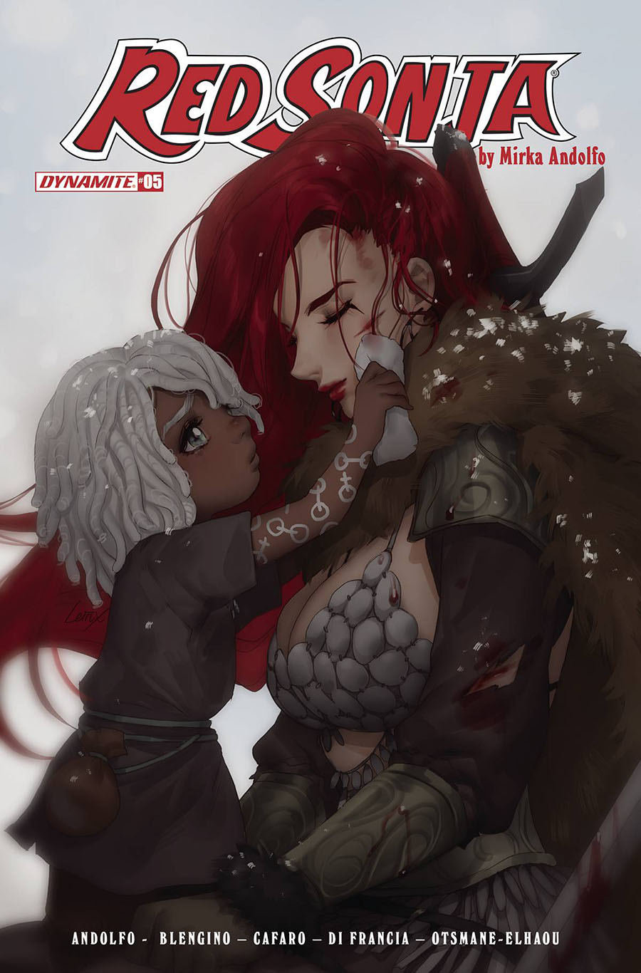 Red Sonja Vol 9 #5 Cover B Variant Lesley Leirix Li Cover