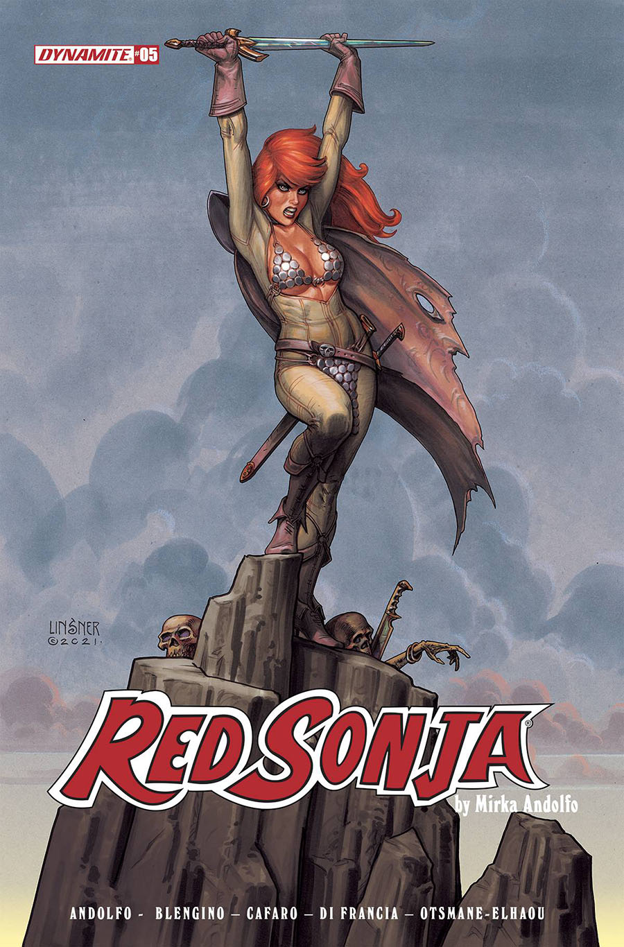 Red Sonja Vol 9 #5 Cover C Variant Joseph Michael Linsner Cover