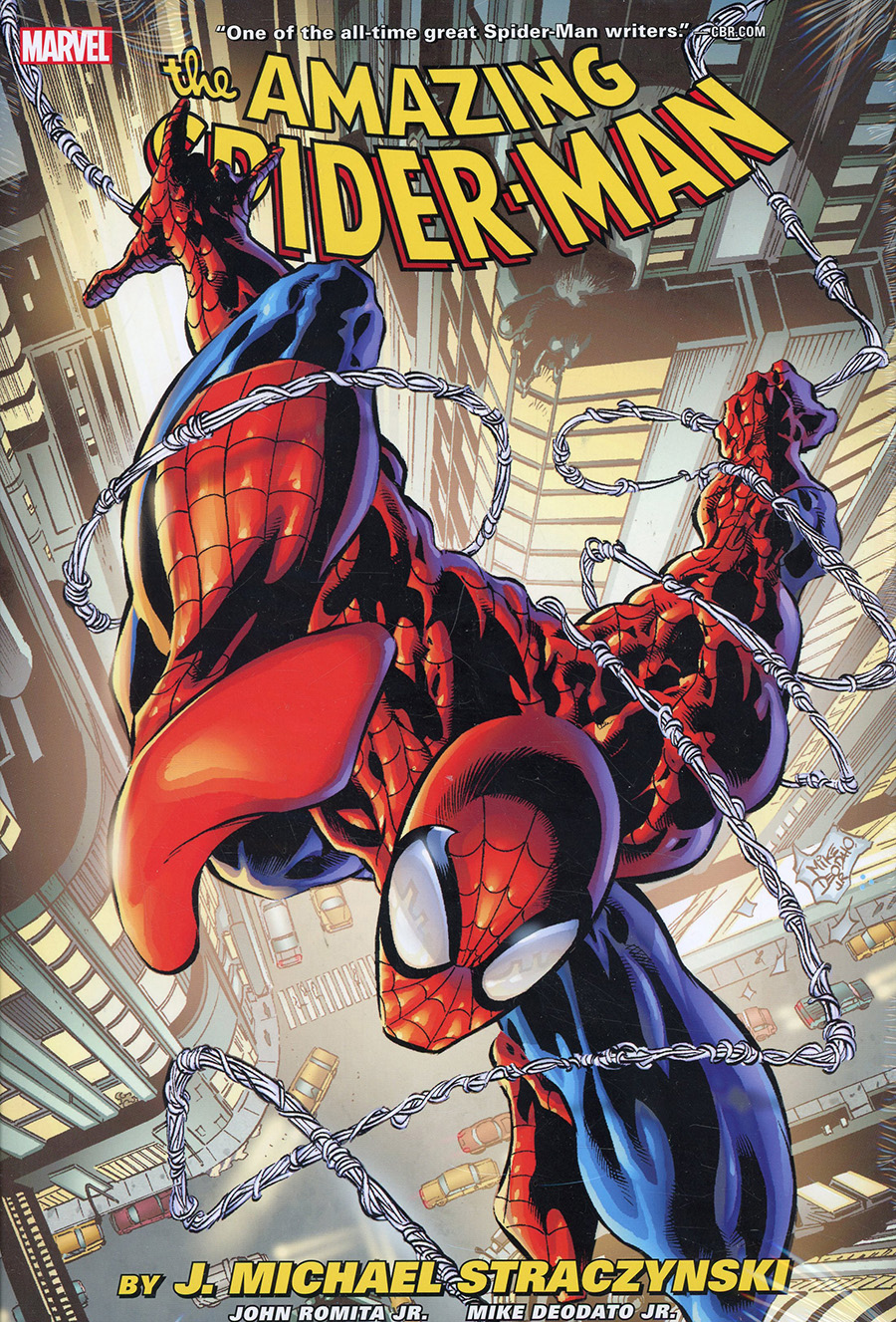 Amazing Spider-Man By J Michael Straczynski Omnibus Vol 1 HC Direct Market Mike Deodato Jr Variant Cover New Printing
