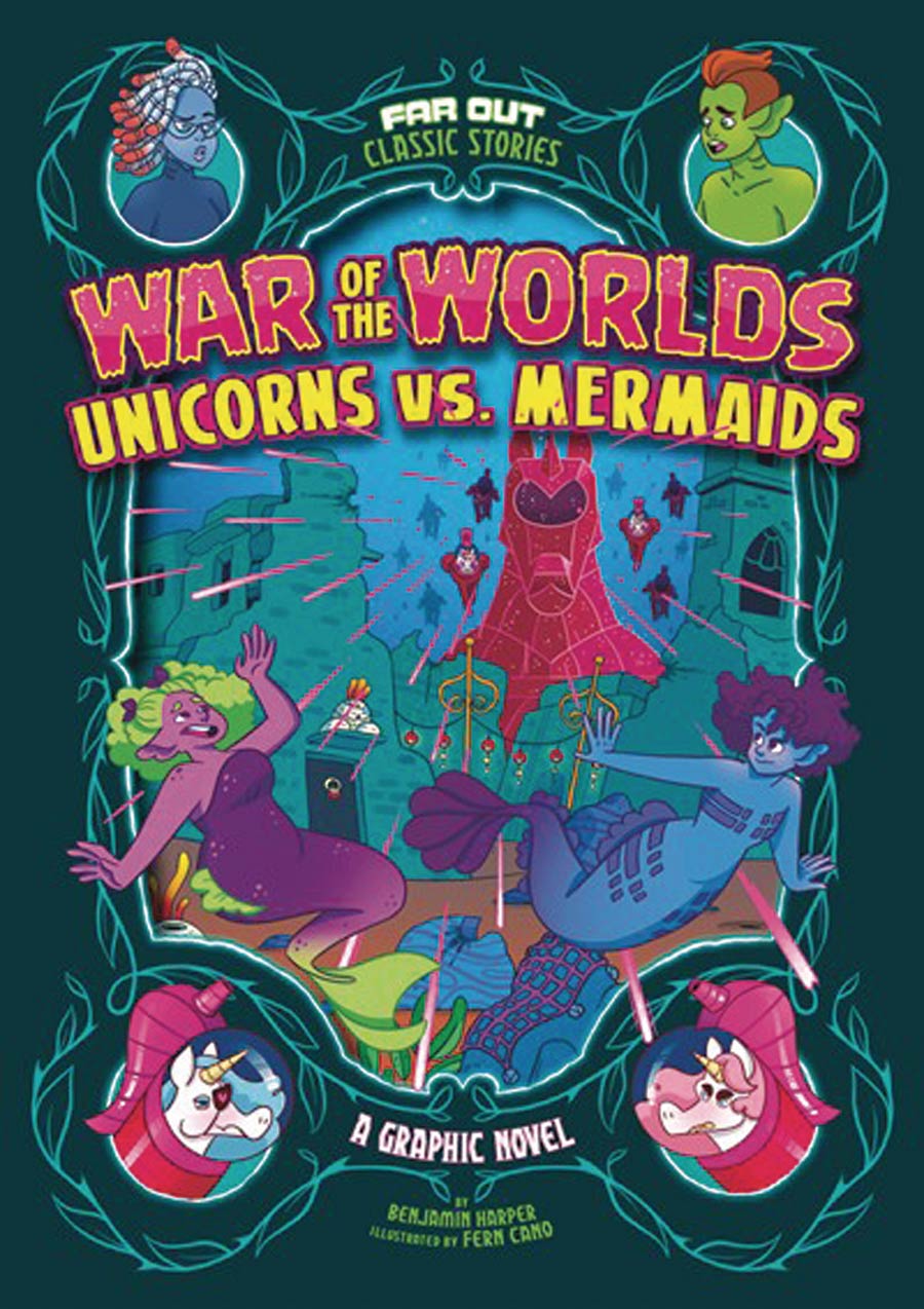 Far Out Classics War Of The Worlds Unicorns vs Mermaids TP