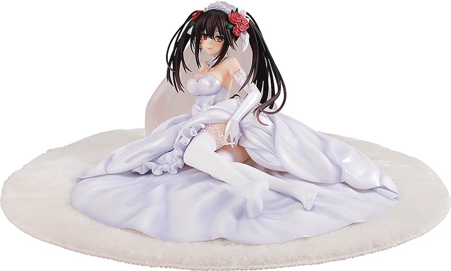 Date A Live Kurumi Tokisaki Light Novel Wedding Dress 1/7 Scale PVC Figure
