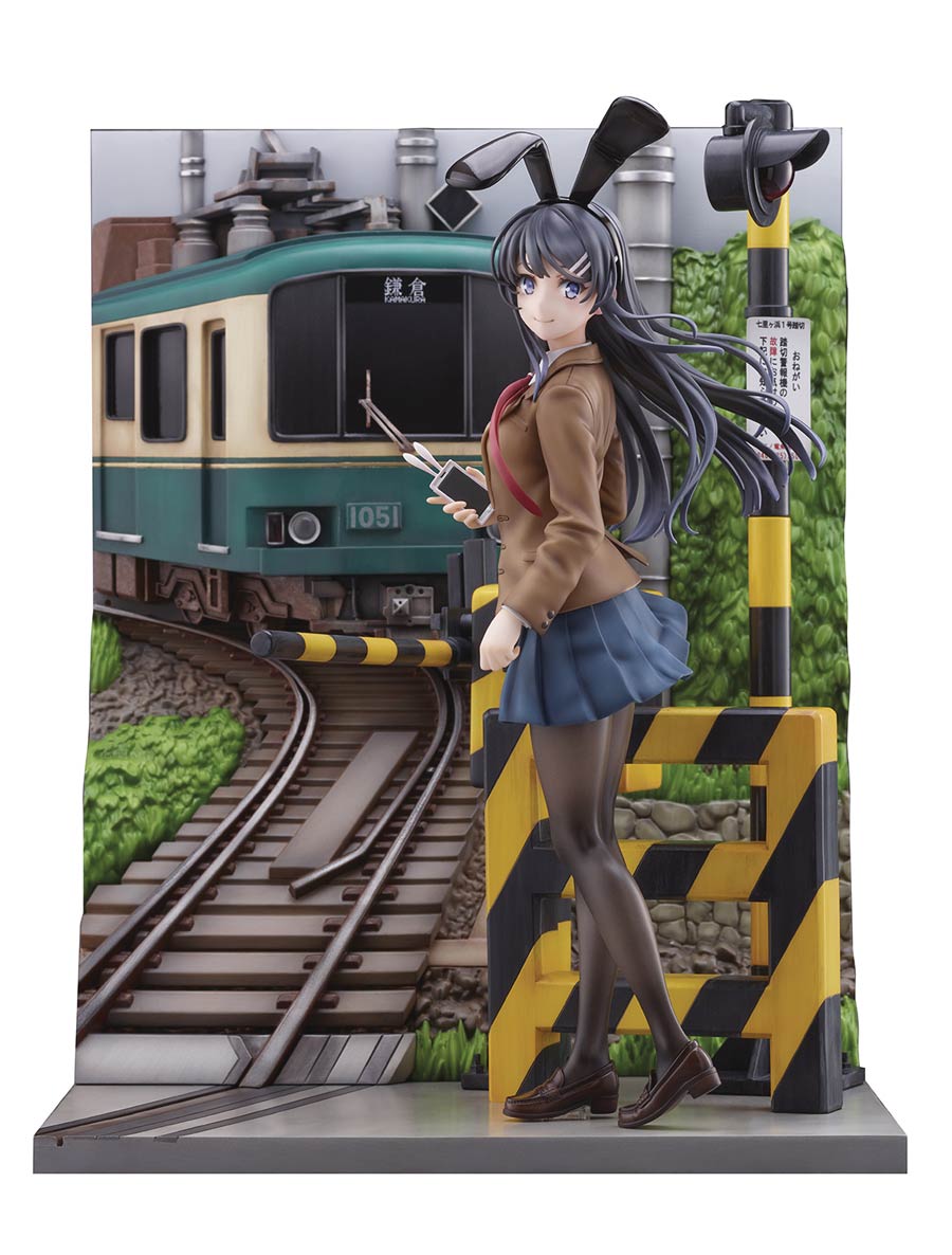 Rascal Does Not Dream Of Bunny Girl Senpai Mai Sakurajima Enoden Railway PVC Figure