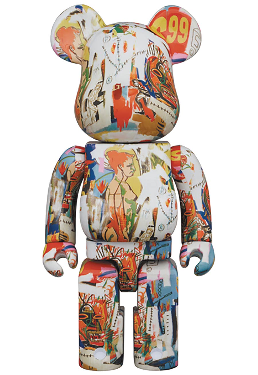 Andy Warhol x Jean Michel Basquiat 4 1000 Percent Bearbrick