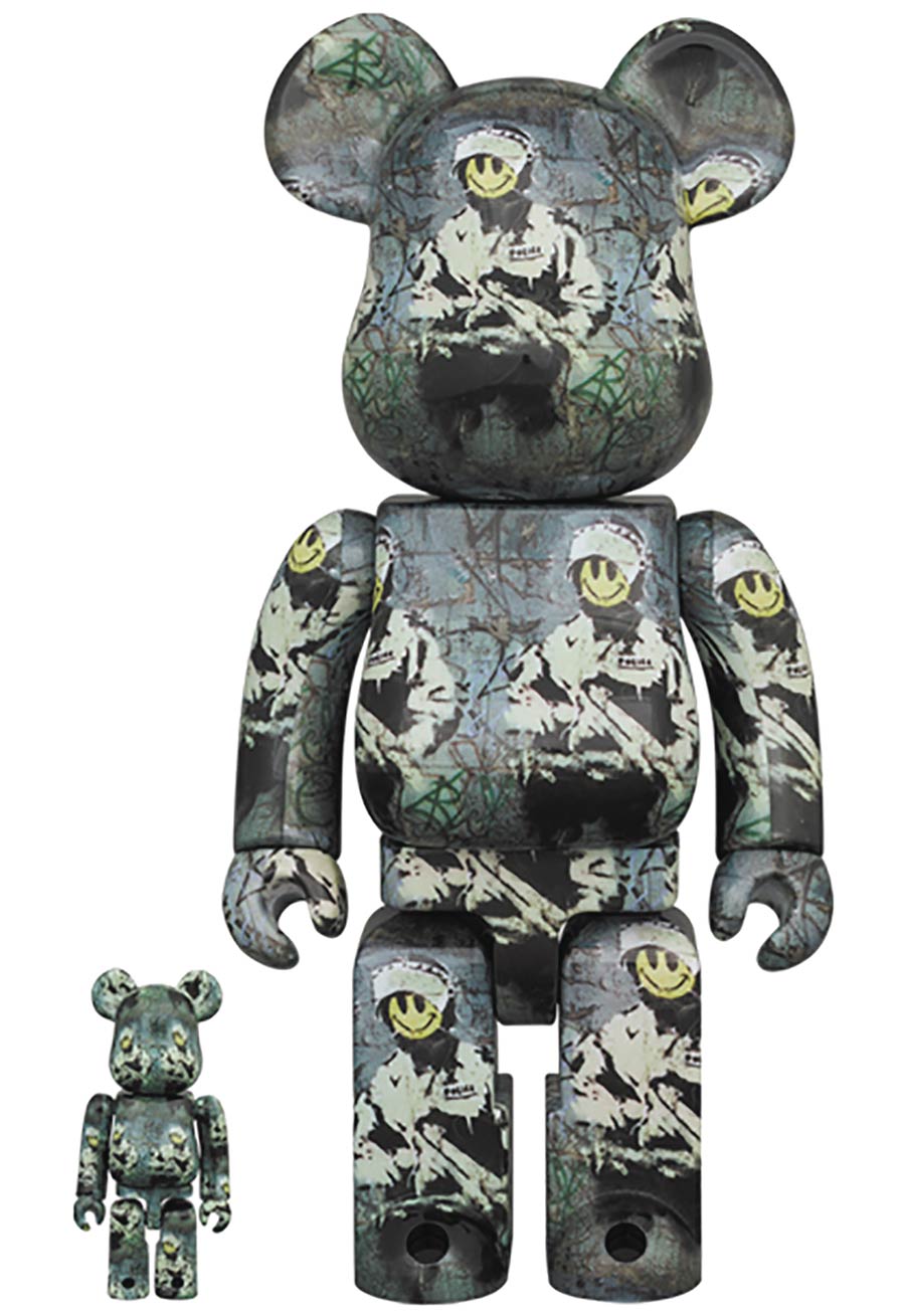 Riot Cop 100 Percent & 400 Percent 2-Pack Bearbrick