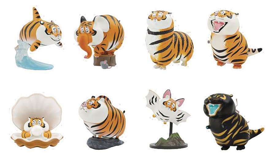 52 Toys BU2MA Panghu Tiger Can Be Anything Figure Blind Mystery Box 6-Piece Display