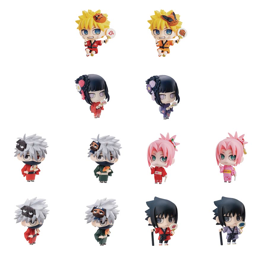 Banpresto - Megahouse Figuras De Accion Petit Chara Land Naruto