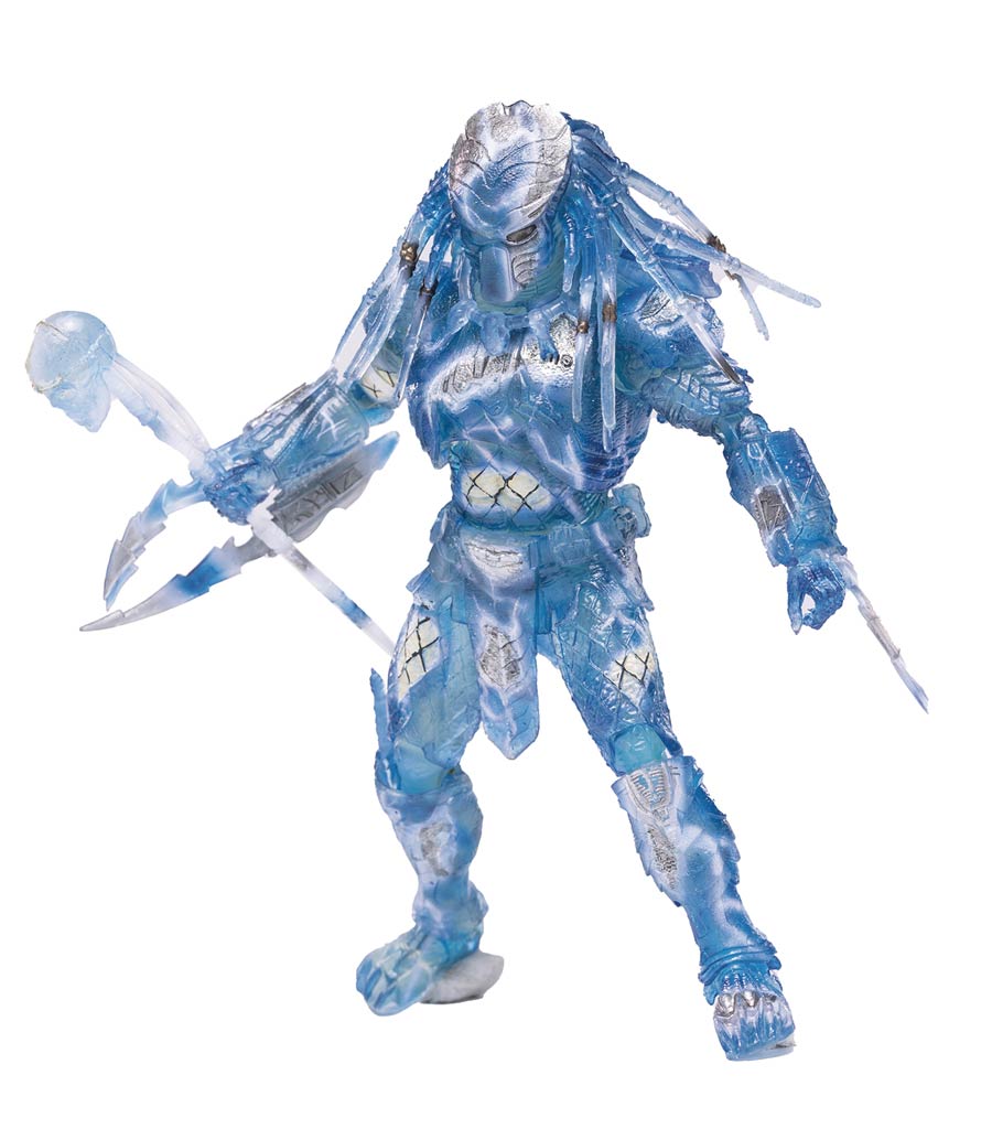 AvP Alien vs Predator Active Camouflage Chopper Predator Previews Exclusive 1/18 Scale Figure