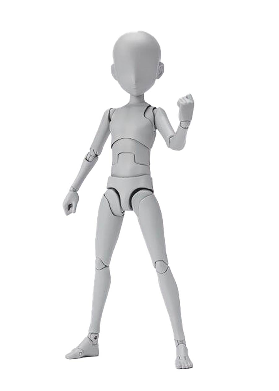 S.H.Figuarts Body Kun (Man) - Ken Sugimori Edition - DX Set (Gray Color Ver.) Action Figure