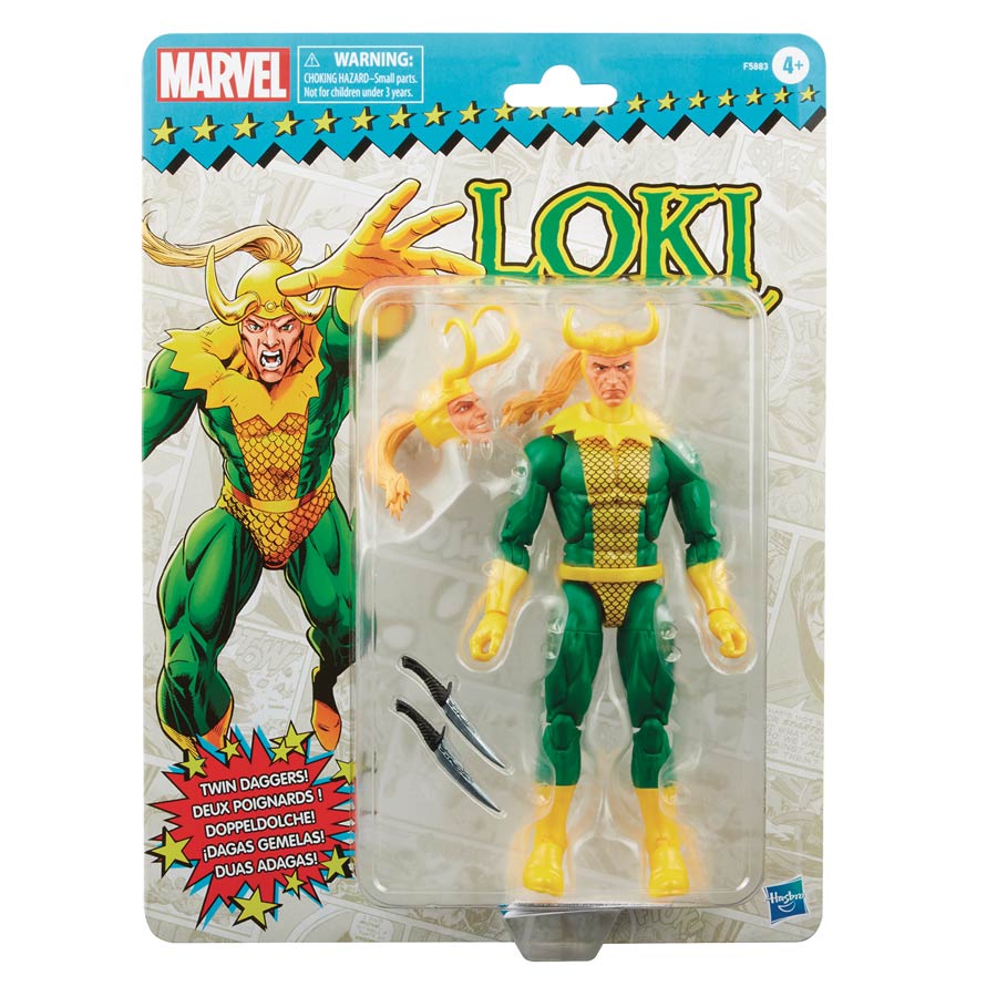 Marvel Legends Retro Loki 6-Inch Action Figure Case