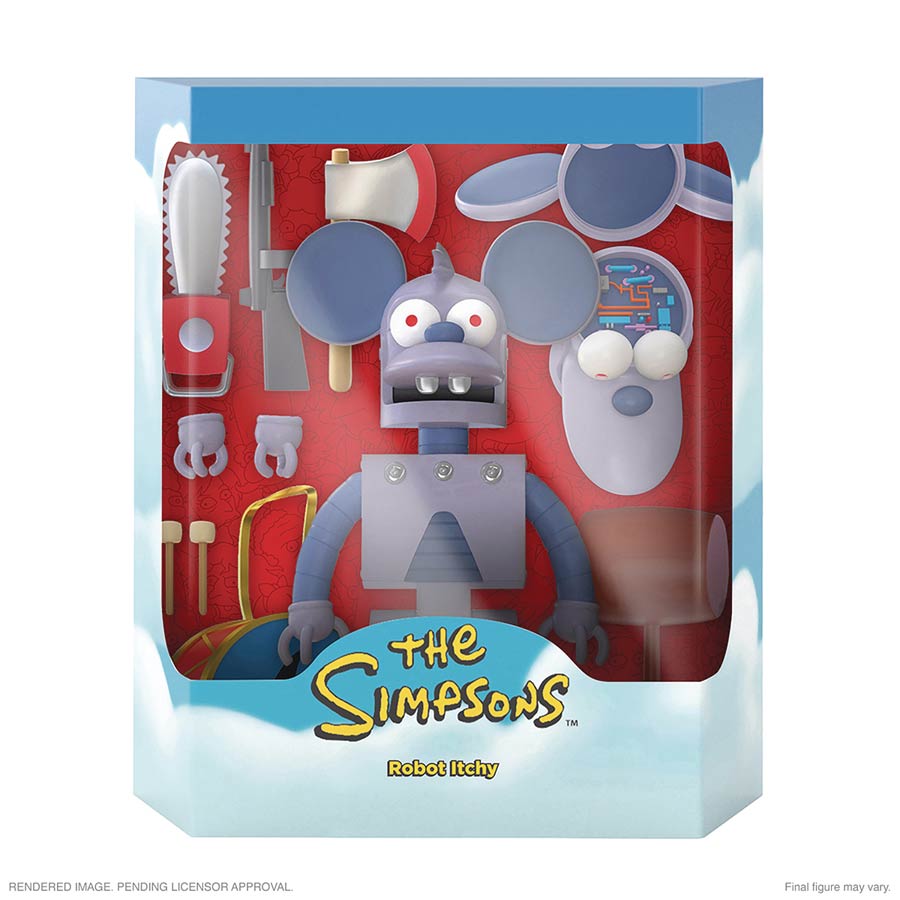 Simpsons Ultimates Figure - Robot Itchy