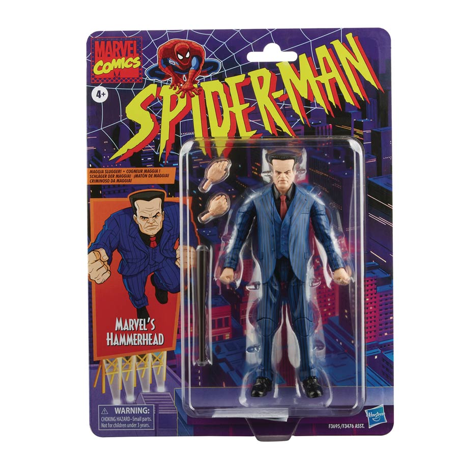 Spider-Man Legends Retro Hammerhead 6-Inch Action Figure