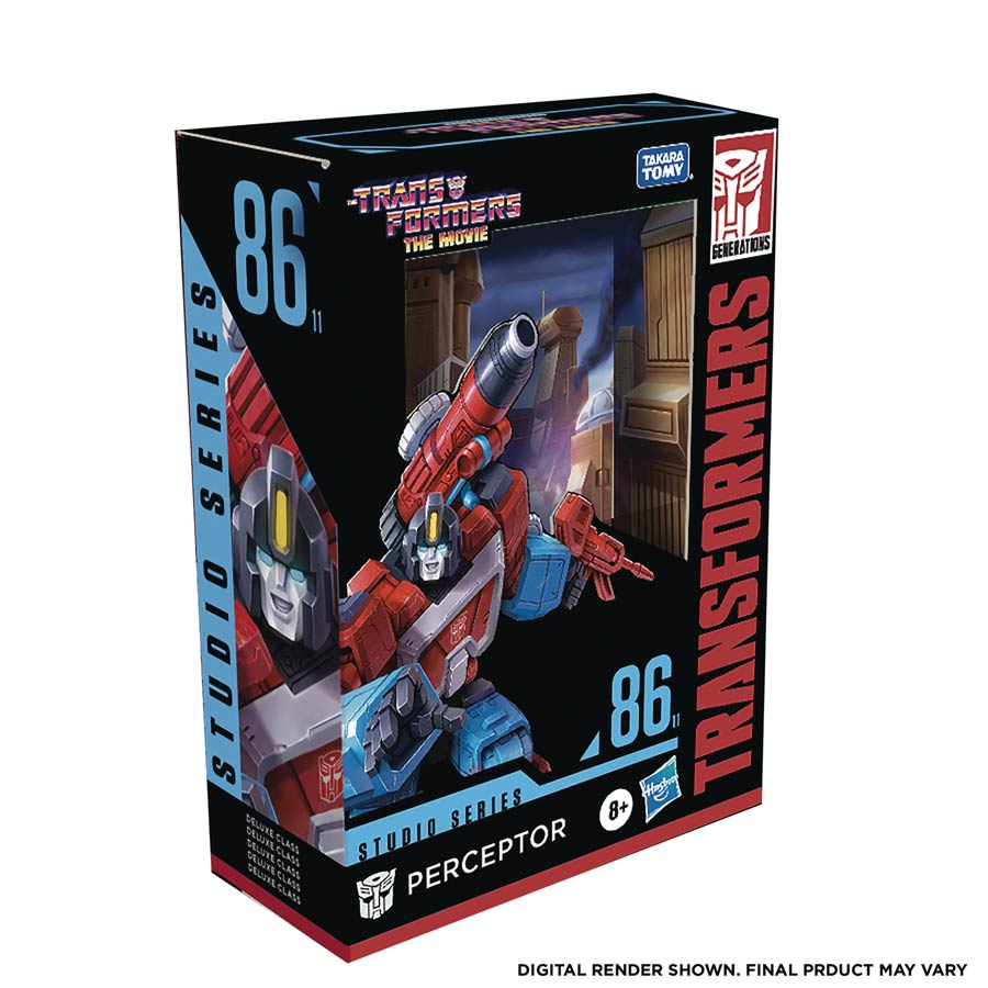 Transformers Generations Studio Series Perceptor 1986 Deluxe-Class Action Figure Case