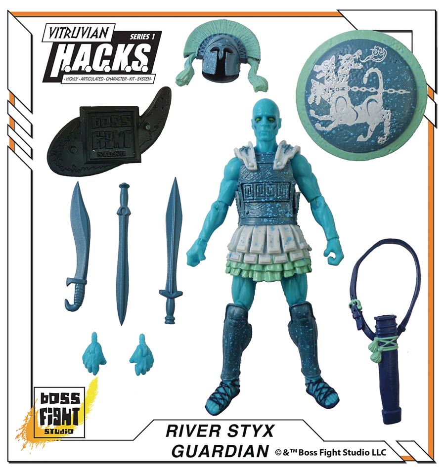 Vitruvian H.A.C.K.S. Series 1 Action Figure - River Styx Guardian