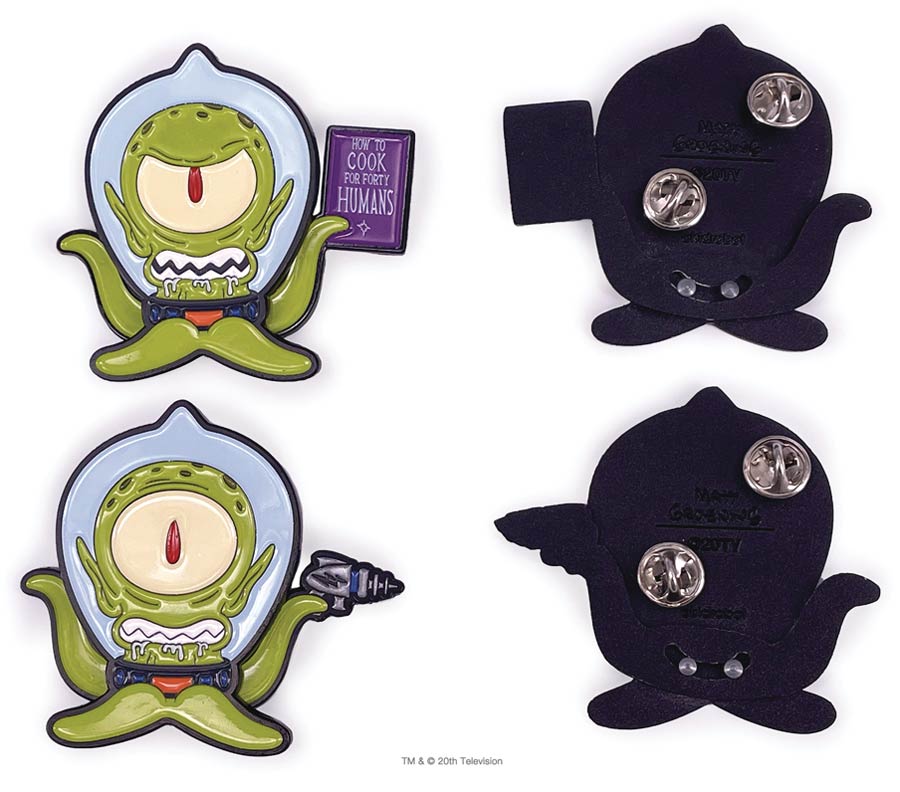 Simpsons Treehouse Of Horror Kang & Kodos 2.5-Inch 2-Pack Pin