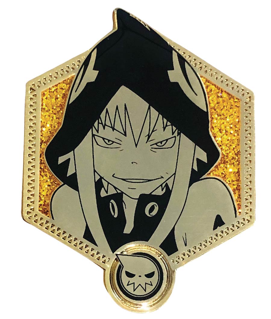 Soul Eater Golden Enamel Pin - Medusa