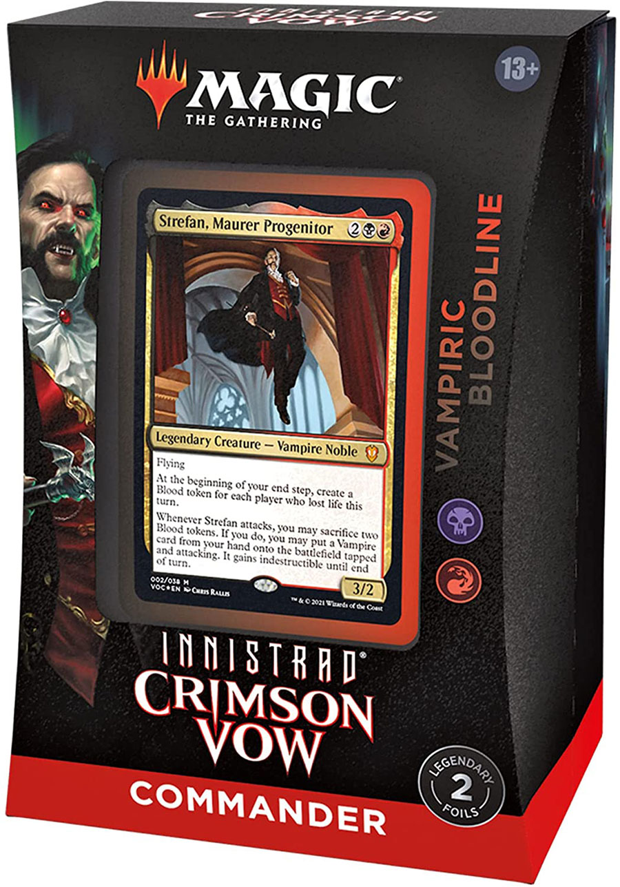 Magic The Gathering Innistrad Crimson Vow Commander Deck (Filled Randomly)