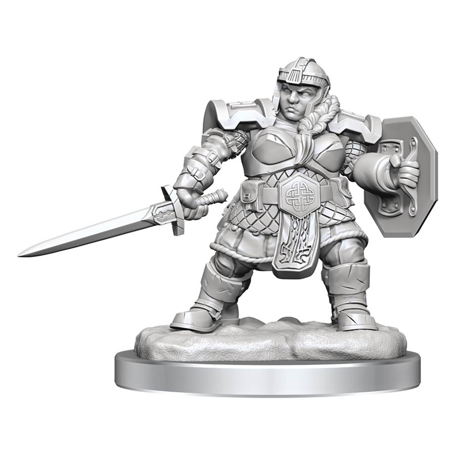 Dungeons & Dragons Nolzurs Marvelous Miniature - Dwarf Fighter Female