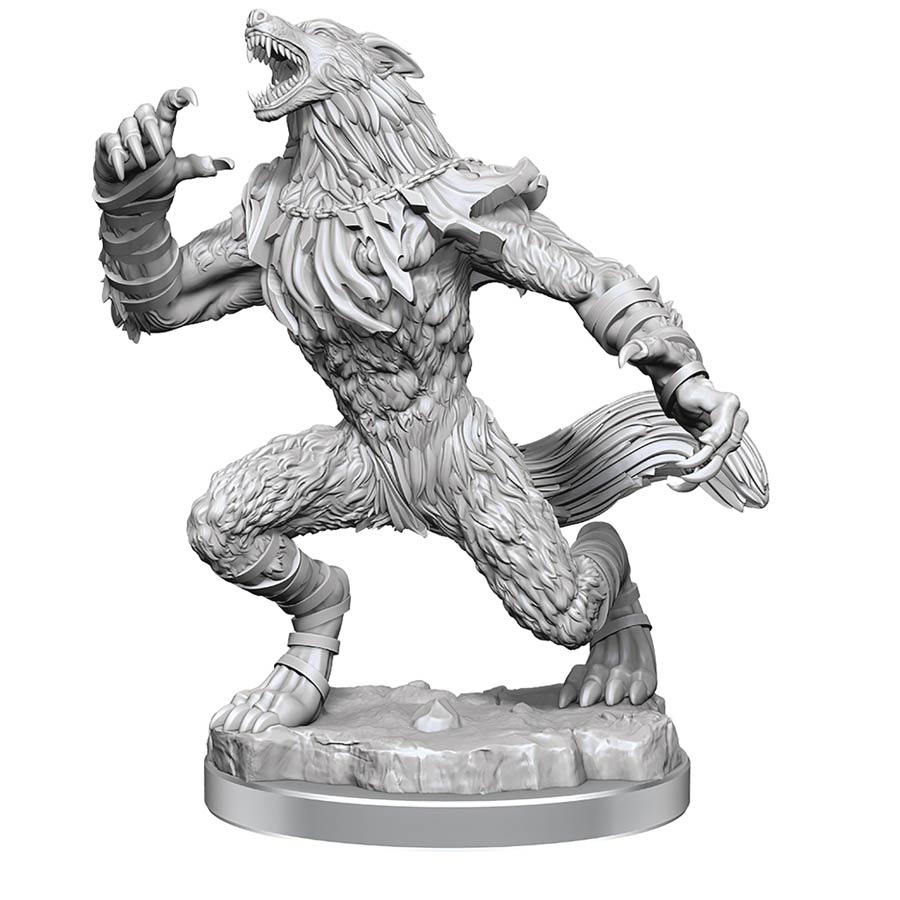 Magic The Gathering Unpainted Miniature - Arlinn Kord & Tovolar