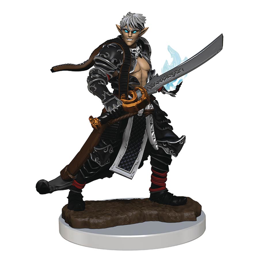 Pathfinder Battles Premium Painted Miniature - Elf Magus Male