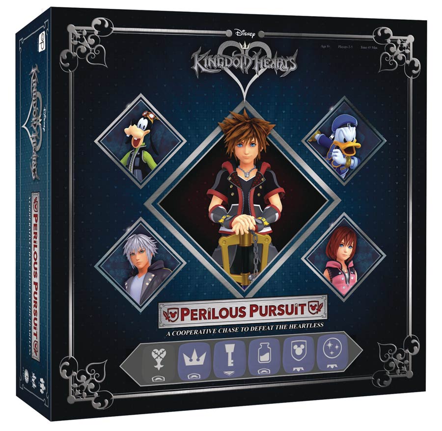 Disney Kingdom Hearts Perilous Pursuit Board Game