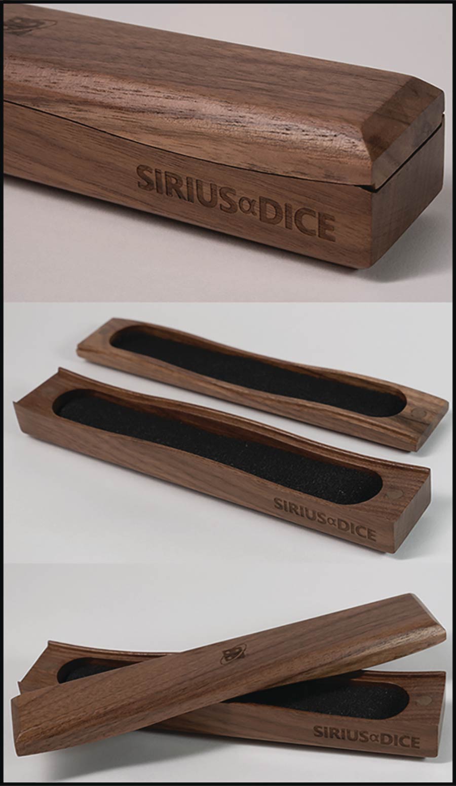Wooden Dice Vault - Walnut
