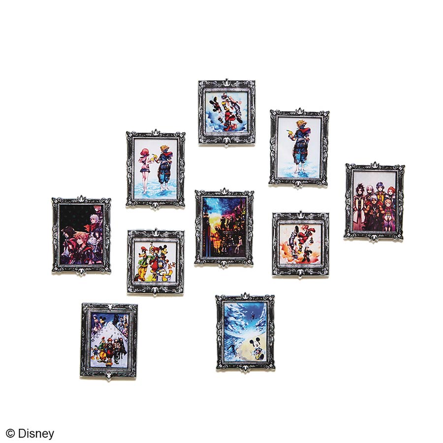 Kingdom Hearts Acrylic Magnet Gallery Vol 3 Blind Mystery Box 10-Piece Display