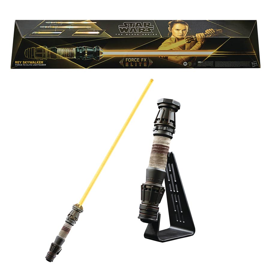 Star Wars Black Series Rey Yellow Lightsaber Force FX Elite Lightsaber Case