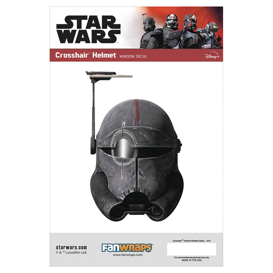 Star Wars Bad Batch Window Decal - Crosshair Helmet