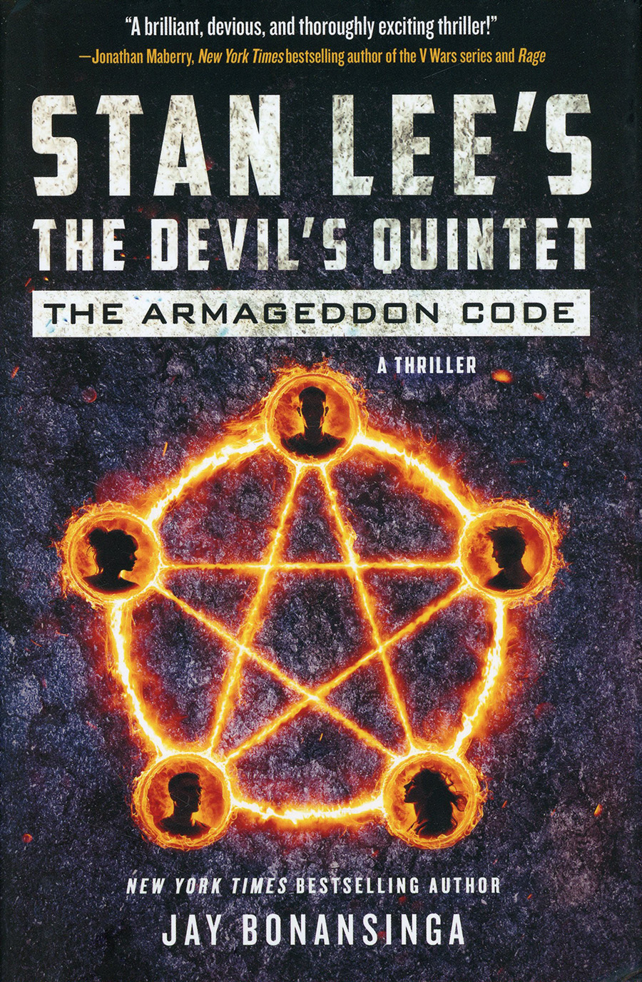 Stan Lees Devils Quintet Armageddon Code Novel HC