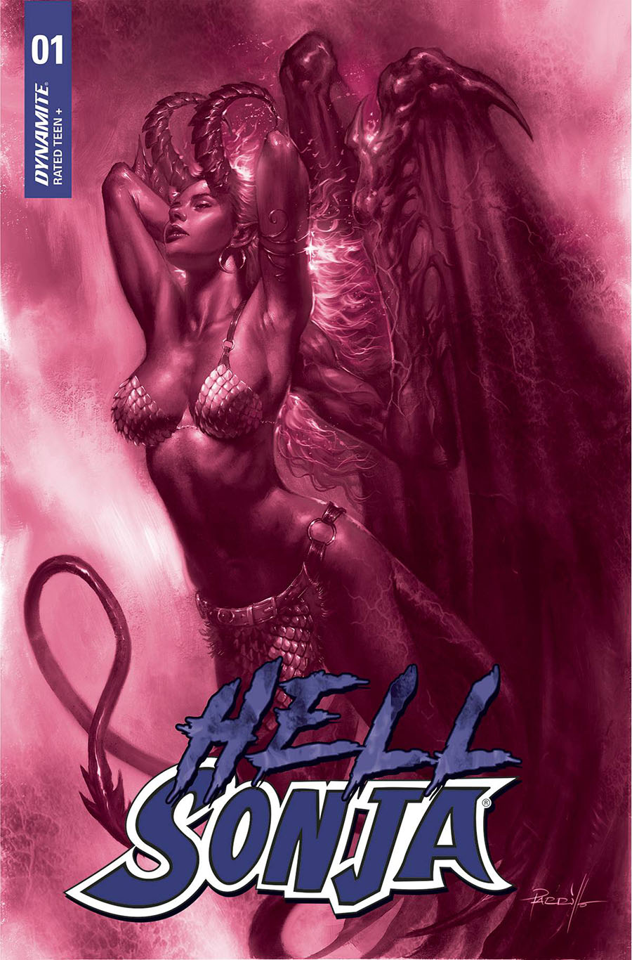 Hell Sonja #1 Cover G Incentive Lucio Parrillo Tint Cover