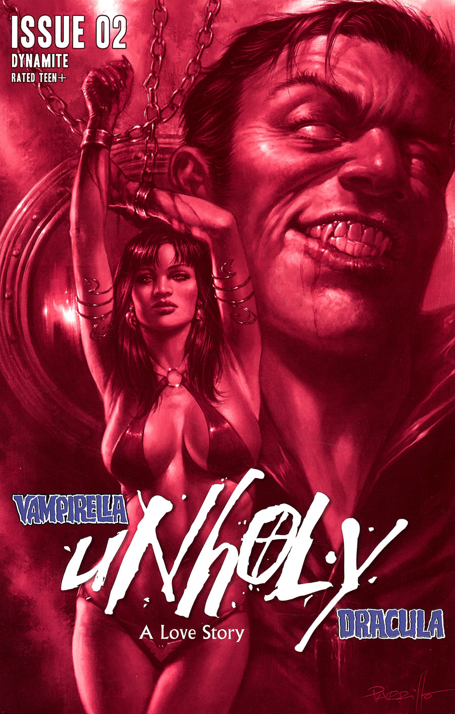 Vampirella Dracula Unholy #2 Cover F Incentive Lucio Parrillo Tint Cover