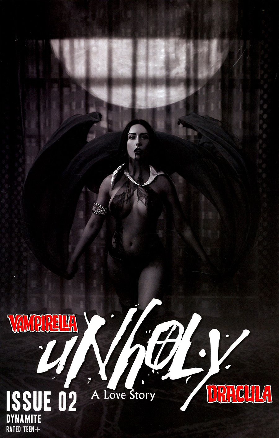 Vampirella Dracula Unholy #2 Cover G Incentive Dorria Cosplay Photo Black & White Cover