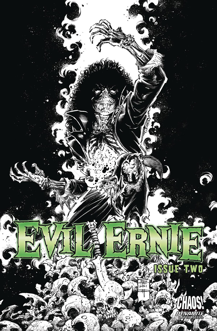 Evil Ernie Vol 5 #2 Cover C Incentive Philip Tan Black & White Cover