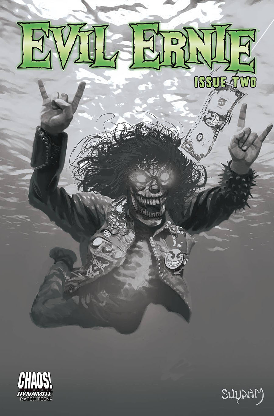 Evil Ernie Vol 5 #2 Cover D Incentive Arthur Suydam Black & White Cover